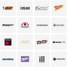Artículos promocionales de marcas conocidas