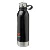 Botella deportiva de acero inoxidable de 740 ml "Perth" Estándar | Negro | sin montaje de publicidad | no disponible | no disponible