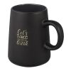 Taza de cerámica de 450&nbsp;ml "Joe" Negro intenso