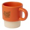 Taza de espresso apilable de 130 ml con fondo de arcilla "Olympia" Estándar | Naranja | sin montaje de publicidad | no disponible | no disponible