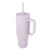 Vaso con aislamiento de 900 ml con certificado RCS y pajita de silicona "Brady" Lila