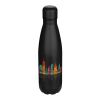 Bidón de 750&nbsp;ml de acero inoxidable reciclado con certificado RCS de una sola pared "Cove" Estándar | Negro intenso | sin montaje de publicidad | no disponible | no disponible