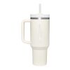 Vaso aislado de acero inoxidable reciclado Stanley Quencher® H2.0 FlowState™ 890 ml Crema