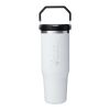 Stanley IceFlow™ 2.0 Vaso aislado de acero inoxidable de 890 ml con pajita abatible blanco