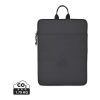 Funda para portátil 16" Renew AWARE™ rPET negro | sin montaje de publicidad | no disponible | no disponible | no disponible