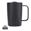 Taza reciclada RCS de Aviana™ Rowan de 450 ml negro | sin montaje de publicidad | no disponible | no disponible