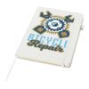 Cuaderno Liss de tapa dura de plástico reciclado, tamaño A5 blanco