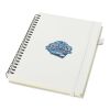 Cuaderno Liss A5 de tapa dura de plástico reciclado con espiral blanco