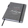 Libreta de tamaño A5 de PET reciclado "Orin" Estándar | Gris Mezcla | sin montaje de publicidad | no disponible | no disponible | no disponible