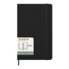 Planificador semanal L con tapa dura de 12 meses "Moleskine" Estándar | Negro intenso | sin montaje de publicidad | no disponible | no disponible