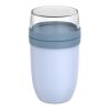 Fiambrera con aislamiento de 750+300&nbsp;ml "Mepal Ellipse" Estándar | Azul | sin montaje de publicidad | no disponible | no disponible