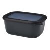 Cuenco multiuso rectangular de 1500&nbsp;ml "Cirqula" Negro intenso