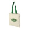 Tote de algodón "Nevada" Estándar | Natural-Verde brillante | sin montaje de publicidad | no disponible | no disponible | no disponible