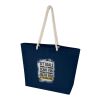 Bolsa Tote de playa de material reciclado GRS de 270 g/m² "Florida" Azul marino