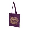 Bolsa Tote de 7&nbsp;L de algodón reciclado de 140&nbsp;g/m² con certificado GRS "Madras Blend" Estándar | Morado | sin montaje de publicidad | no disponible | no disponible | no disponible