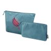 Set de neceseres de terciopelo reciclado con certificado GRS "Swift" Deep Sea Green