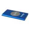 Batería externa inalámbrica tipo C de aluminio reciclado de 4000 mAh "Juice" Azul real
