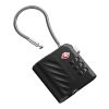 Candado de combinación Xtorm Lock Tag TSA con localizador Negro intenso