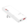 Cargador SKROSS® Klip Slim de 65 W con varias puntas blanco