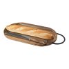 Tabla de cortar de madera de acacia con cuchillo para pan "Prestige" Estándar | Madera | sin montaje de publicidad | no disponible | no disponible