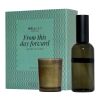 Set de regalo de Wellmark con un ambientador de 100 ml y una vela Tender Affection de 70 ml Green flash