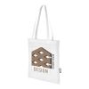 Bolsa Tote para congresos en non woven reciclado GRS de 6 l "Zeus" Estándar | Blanco | sin montaje de publicidad | no disponible | no disponible | no disponible