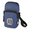 Funda para teléfono de material reciclado GRS "Ross" Azul profundo