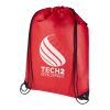 Bolsa de tela sin tejer de material reciclado GRS con cordón de 5&nbsp;l "Evergreen" Estándar | Rojo | sin montaje de publicidad | no disponible | no disponible | no disponible