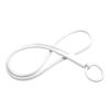 Lanyard con tubo de plástico reciclado "Tubyard" Blanco | sin montaje de publicidad | no disponible | no disponible