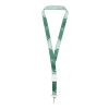 Lanyard de PET reciclado "Bucks" blanco-blanco | 15mm | Sublimación | por todas partes, al frente | 15 mm x 900 mm