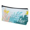 Bolsa de viaje de rPET en sublimación (pequeña) "Ari" Negro intenso-Blanco | no disponible | Sublimación | all over | 275 mm x 430 mm