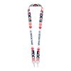 Lanyard de RPET con sublimación y 2 llaveros "Leia" blanco | 10mm | Sublimación | all over, back | 25 mm x 900 mm