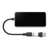 SCX.design H22, multipuertos USB 7 en 1 Negro intenso