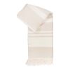 Fouta de hammam de algodón orgánico Citizen Green Axeline Beige