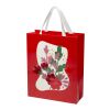 Bolsa de papel Smartfold de 230 g/m² con asas de cinta y laminado mate - 31 x 12 x 39 cm blanco