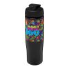 Bidón deportivo con Tapa Flip de 700 ml H2O Tempo® Negro | sin montaje de publicidad | no disponible | no disponible