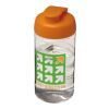 Bidón deportivo con Tapa Flip de 500 ml H2O Bop® Transparente-Naranja | sin montaje de publicidad | no disponible | no disponible