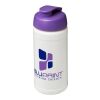 Bidón deportivo con Tapa Flip de 500 ml Baseline™ Plus Transparente claro-Morado | sin montaje de publicidad | no disponible | no disponible