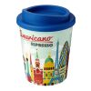 Vaso térmico Brite-Americano® espresso de 250 ml Azul medio | sin montaje de publicidad | no disponible | no disponible