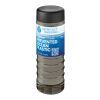 Bidón con tapa de rosca de 750 ml H2O Active® "Eco Treble" Carbón-Negro intenso | Impresión Digital | tapa | Ø 52 mm