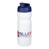 Bidón deportivo con tapa Flip de 650 ml "Baseline® Plus" Transparente-Azul | sin montaje de publicidad | no disponible | no disponible