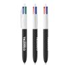 BIC® 4 Colours Soft Blanco-Negro intenso | Impresión De Pantalla 1 color | Cuerpo-a la derecha del clip&nbsp; | 30.00 mm x 43.00 mm