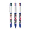 BIC® 4 Colours bolígrafo Blanco-Blanco-azul marino