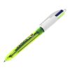 BIC® 4 Colours Fluo bolígrafo Amarillo