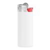 BIC® J25 Standard Encendedor Blanco-Blanco-Rojo-gris claro | Impresión De Pantalla 1 color | Cuerpo-cara a | 16.00 mm x 40.00 mm
