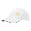 Gorra sandwich reciclada de 6 paneles Cool Fit GRS "Morion" Estándar | Blanco | no disponible | sin montaje de publicidad | no disponible | no disponible | no disponible