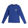 Camiseta de manga larga de mujer GOTS "Ponoka" Estándar | Azul | XS | sin montaje de publicidad | no disponible | no disponible | no disponible