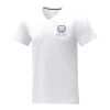 Camiseta de manga corta y cuello en V para hombre "Somoto" Blanco | S