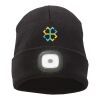 Gorro con luz LED "Mighty" Negro intenso | sin montaje de publicidad | no disponible | no disponible | no disponible