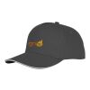 Gorra Ceto de 5 paneles con ribete Gris tormenta